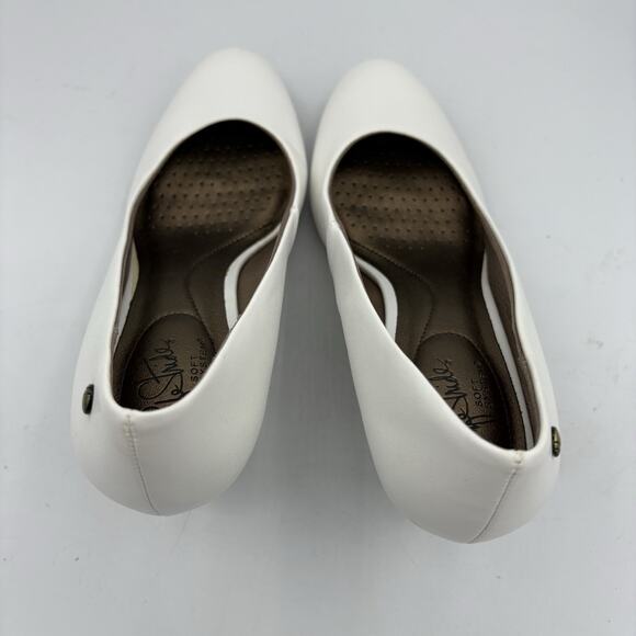 LifeStride Heels Womens Size 8 M Parigi‎ Soft System Pumps White Lightly Used - Picture 6 of 12